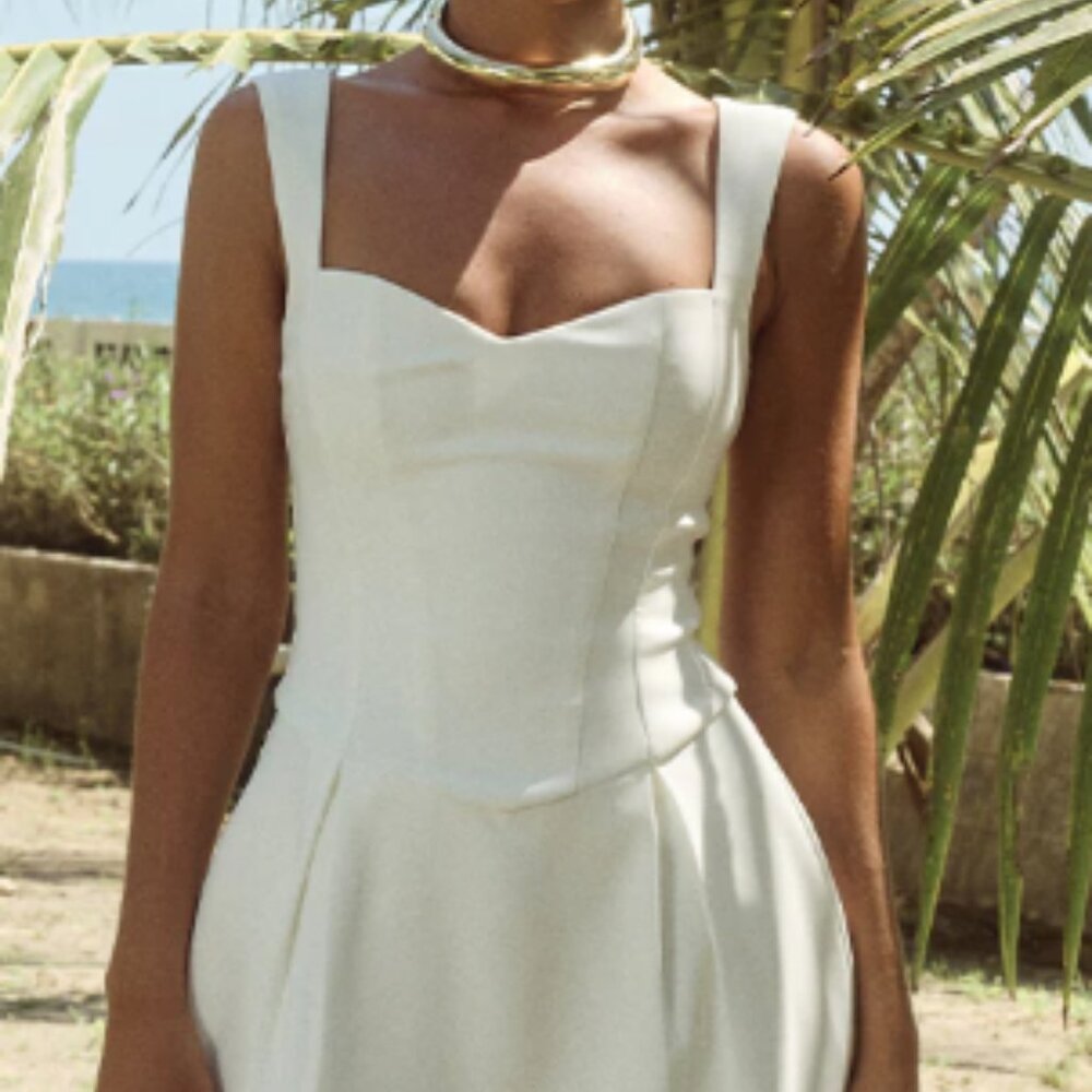 BETHANI MINI DRESS - WHITE XXS